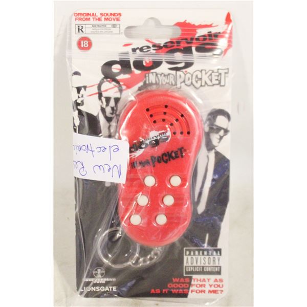 NEW RESERVOIR DOGS ELECTRONIC KEY CHAIN