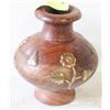 Image 1 : VINTAGE HAND TURNED WOOD VASE WITH
