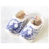Image 1 : VINTAGE MINATURE DELFT BLUE CERAMIC SHOES