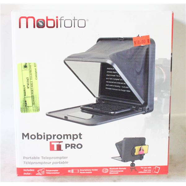 SEALED PORTABLE TELEPROMPTER