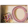 Image 1 : ESTATE HANDMADE HAND BEADED TRIBAL