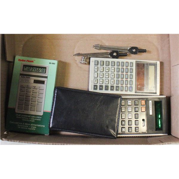 ESTATE VINTAGE COLLECTABLE CALCULATRS