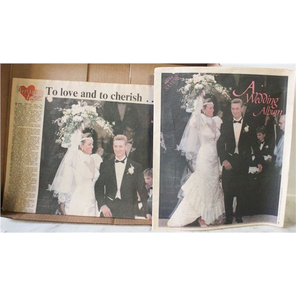 VINTAGE WAYNE GRETSKY WEDDING EDMONTON JOURNAL