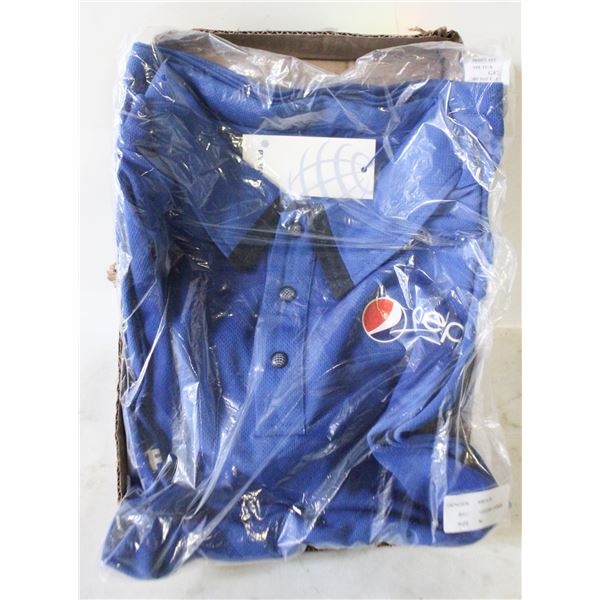 NEW PEPSI GOLF SHIRT MEDIUM