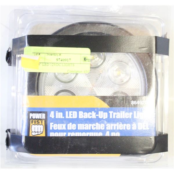 2 - 4" LED 12VDC LIGHTS