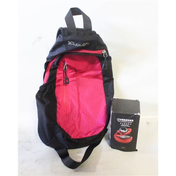 LADIES HIKING BACKPACK + VEHICLE DASH