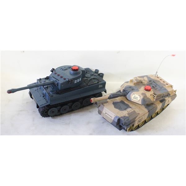 RC CAMOUFLAGE ARMORED TANKS - NO REMOTE