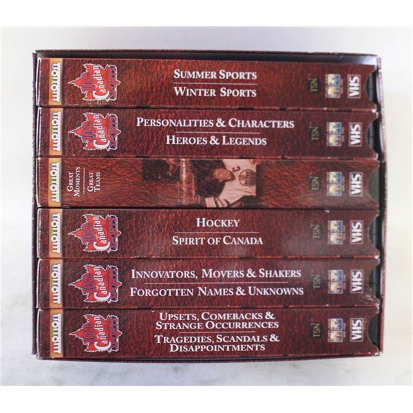TSN 100 YEARS OF SPORTS- BOXED VHS SET
