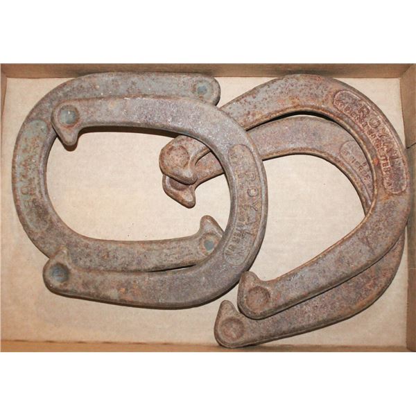 HEAVY DUTY METAL PITCHING HORSE SHOES