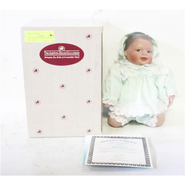 1993 "SHAWNA" PORCELAIN DOLL W/ COA/BOX