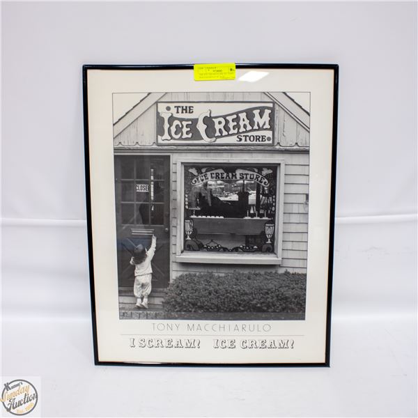 THE ICE CREAM STORE BY TONY MACCHIARULO 16" X 20"