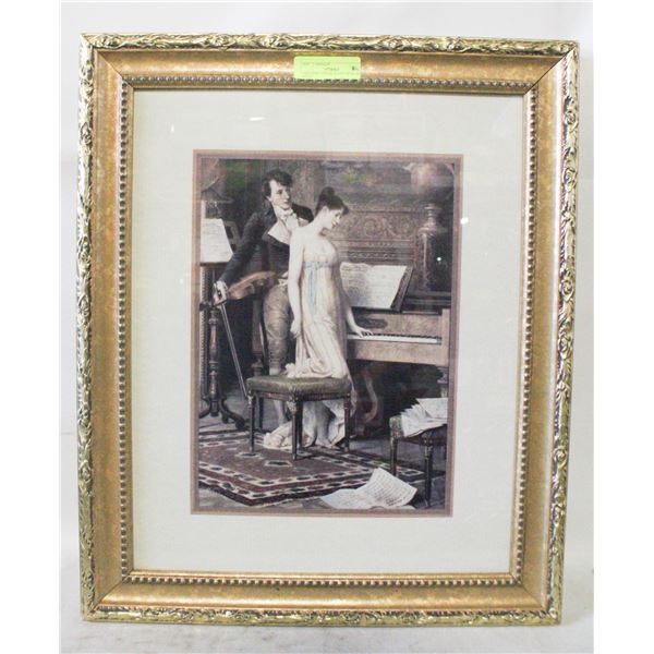 COLONIAL LOVER SCENE 20 INCHES BY 24