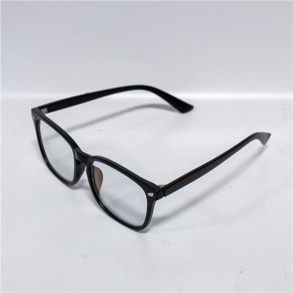 FULL-RIM PLASTIC READING GLASSES BLACK