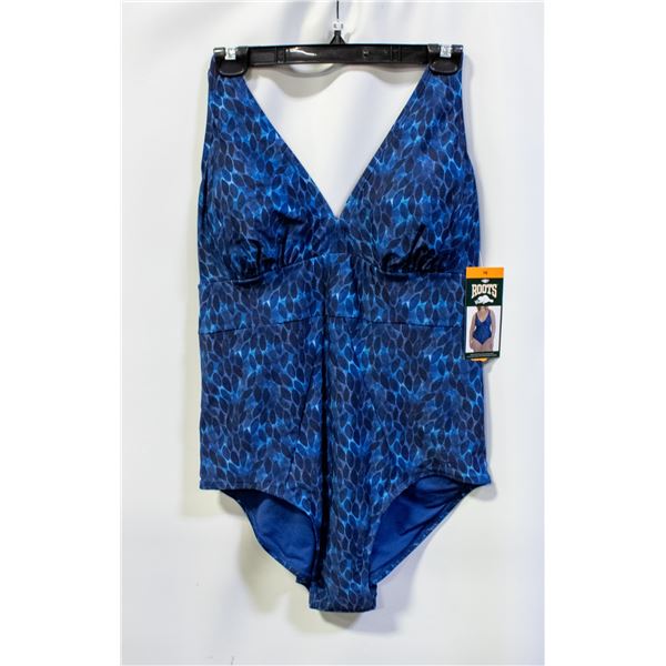 NEW WOMENS SZ 16 ROOTS 1PCS SWIMSUIT
