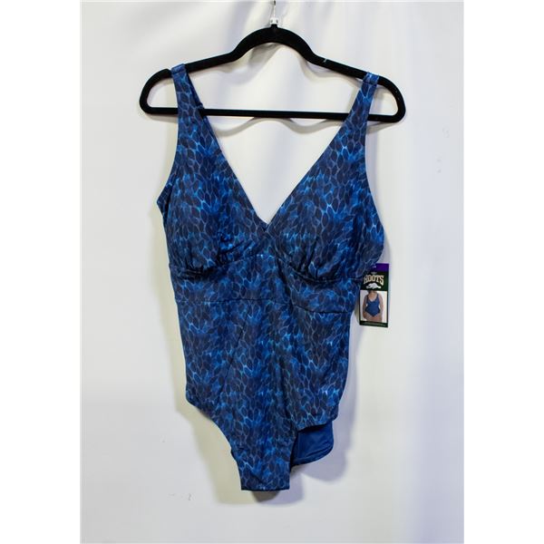 NEW WOMENS SZ 14 ROOTS 1PCS SWIMSUIT