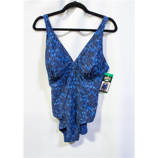 NEW WOMENS SZ 12 ROOTS 1PCS SWIMSUIT