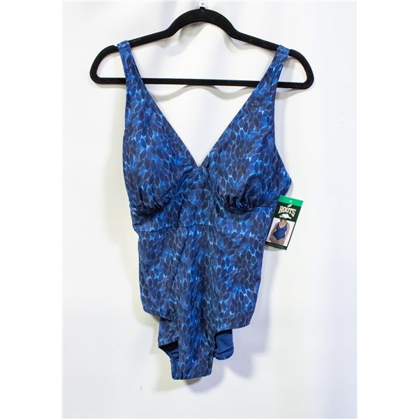NEW WOMENS SZ 12 ROOTS 1PCS SWIMSUIT
