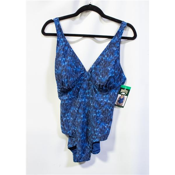 NEW WOMENS SZ 12 ROOTS 1PCS SWIMSUIT