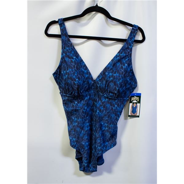 NEW WOMENS SZ 10 ROOTS 1PCS SWIMSUIT