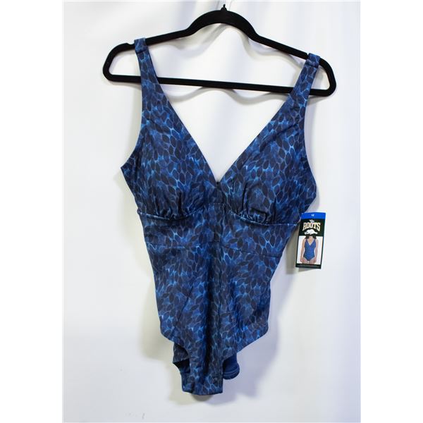 NEW WOMENS SZ 10 ROOTS 1PCS SWIMSUIT