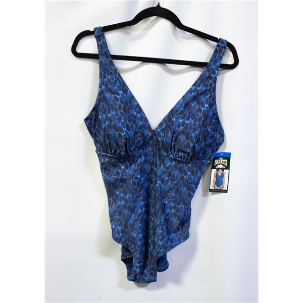 NEW WOMENS SZ 10 ROOTS 1PCS SWIMSUIT