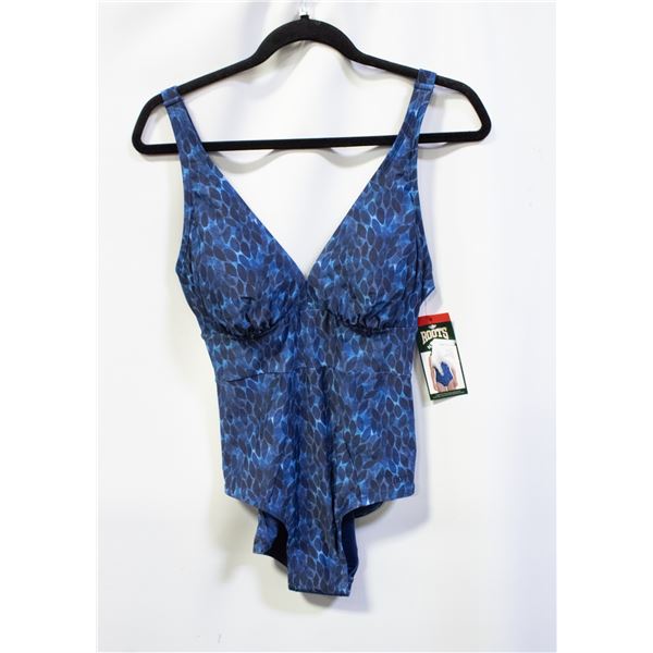NEW WOMENS SZ 8 ROOTS 1PCS SWIMSUIT