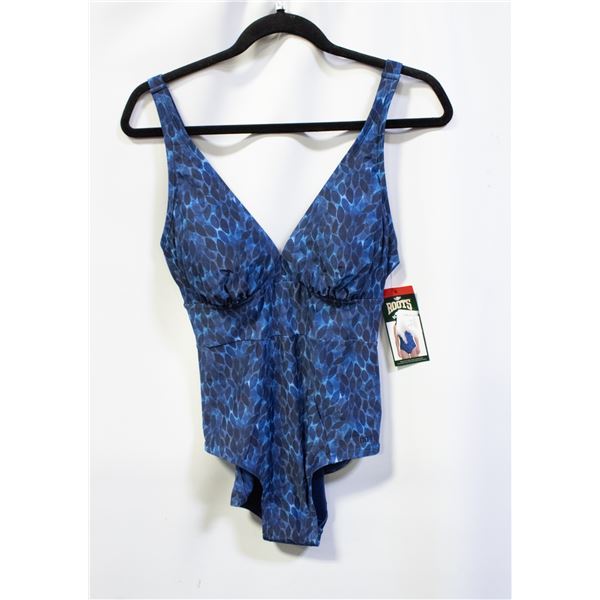 NEW WOMENS SZ 8 ROOTS 1PCS SWIMSUIT