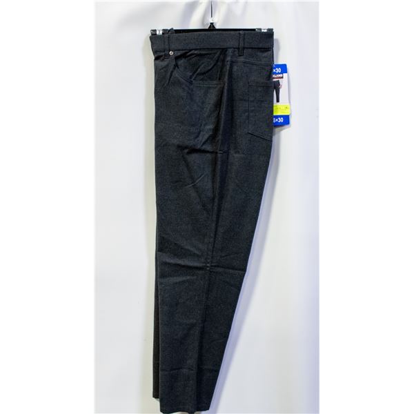 NEW KIRKLAND MENS 36 X 30 BRUSHED 5-POCKET PANTS