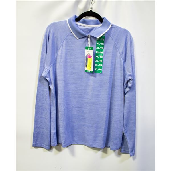 NEW HEAD WOMENS X-LARGE 1/4 ZIP LONG SLEEVE ACTIVE