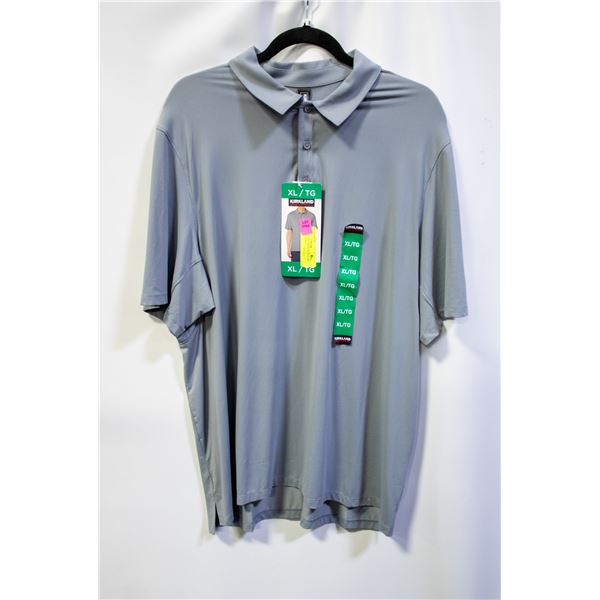 NEW KIRKLAND MENS X-LARGE DRI WEAR GOLF SHIRT