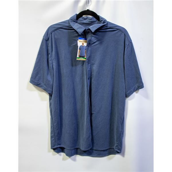 NEW MENS FRANK & OAK MENS LARGE SHORT SLEEVE SHIRT