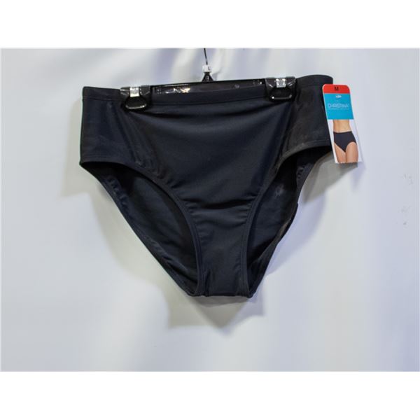 NEW CHRISTINA WOMENS MEDIUM BLACK TANKINI BOTTOMS