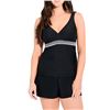 Image 1 : NEW CHRISTINA WOMEN'S XXL BLACK TANKINI SWIM TOP