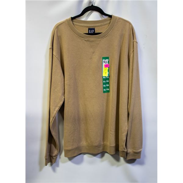 NEW GAP MEN'S BROWN SWEATSHIRT SIZE XL