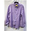 Image 1 : NEW KIRKLAND MEN'S PURPLE DRESS SHIRT SIZE XL