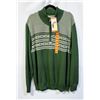 Image 1 : NEW WEATHERPROOF VINTAGE MEN'S GREEN SWEATER XXL
