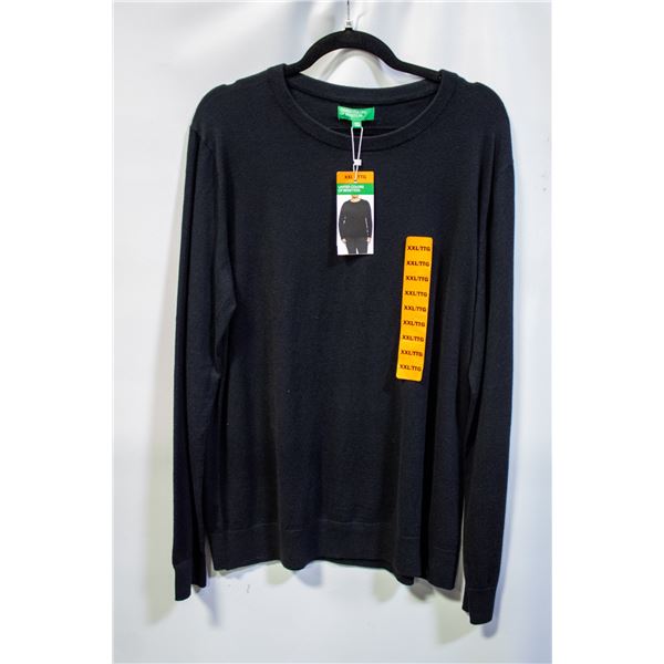 NEW UNITED COLORS OF BENETTON LONG SLEEVE SWEATER