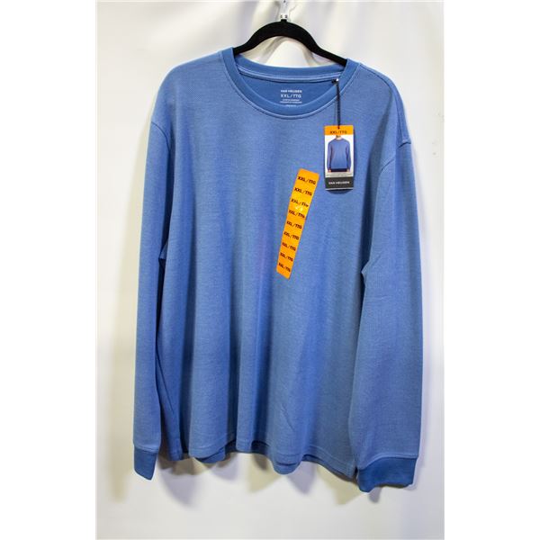 NEW VAN HEUSEN MEN'S LONG SLEEVE CREW SIZE XXL