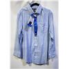 Image 1 : NEW KIRKLAND MEN'S LIGHT BLUE DRESS SHIRT SIZE L
