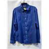 Image 1 : NEW KIRKLAND MEN'S OCEAN BLUE DRESS SHIRT SIZE L