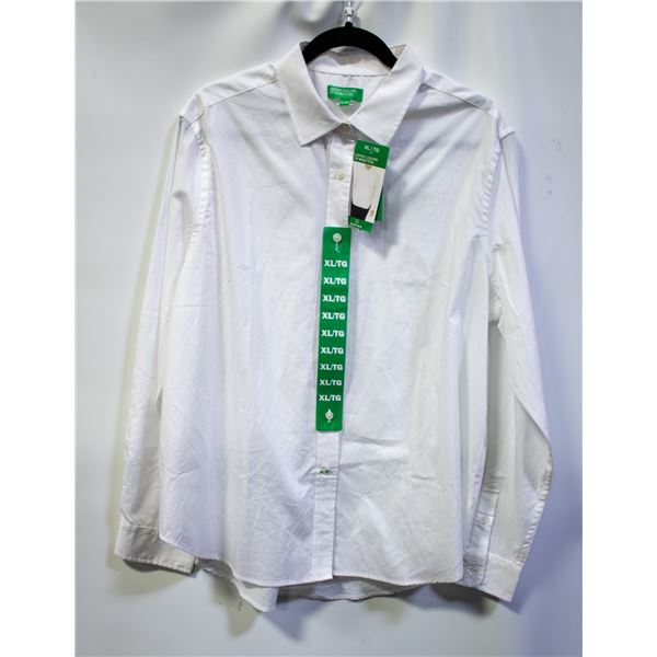 NEW UNITED COLORS OF BENETTON WOMEN'S DRESS SHIRT