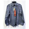 Image 1 : NEW KIRKLAND MEN'S DARK GREY DRESS SHIRT SIZE M