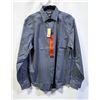 Image 1 : NEW KIRKLAND MEN'S DARK GREY DRESS SHIRT SIZE M