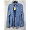 Image 1 : NEW NAUTICA MEN'S SLIM FIT BLUE DRESS SHIRT L
