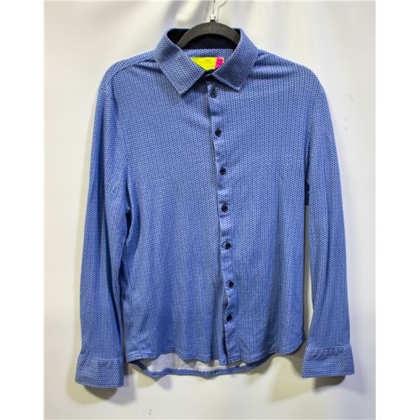 NEW MODERN ENGLISH BLUE MEN'S DRESS SHIRT S