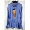 Image 1 : NEW MODERN ENGLISH BLUE MEN'S DRESS SHIRT XXL