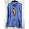 Image 1 : NEW MODERN ENGLISH BLUE MEN'S DRESS SHIRT XXL