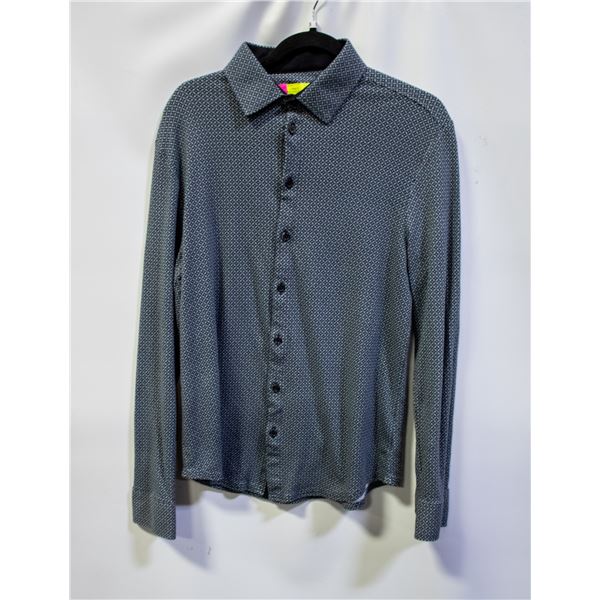 NEW MODERN ENGLISH GREY MEN'S DRESS SHIRT S