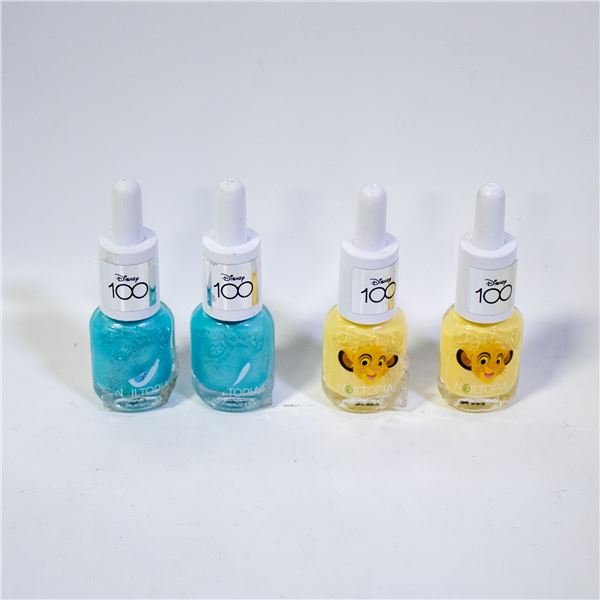 NEW PACK OF 4 X 5ML NAILTOPIA NAIL COLOR