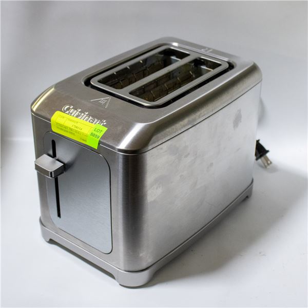 CUISINART TWO SIDED TOASTER - STAINLESS STEEL